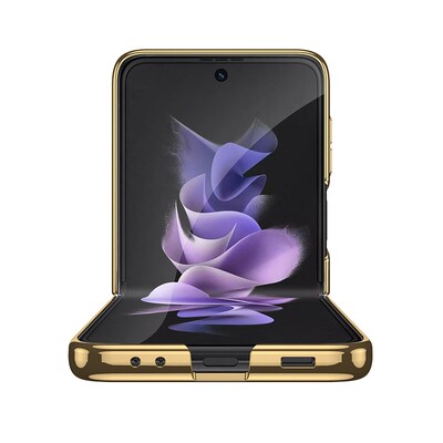 SaharaCase Marble with Ring Case for Samsung Galaxy Z Flip4, Black (CP00295)