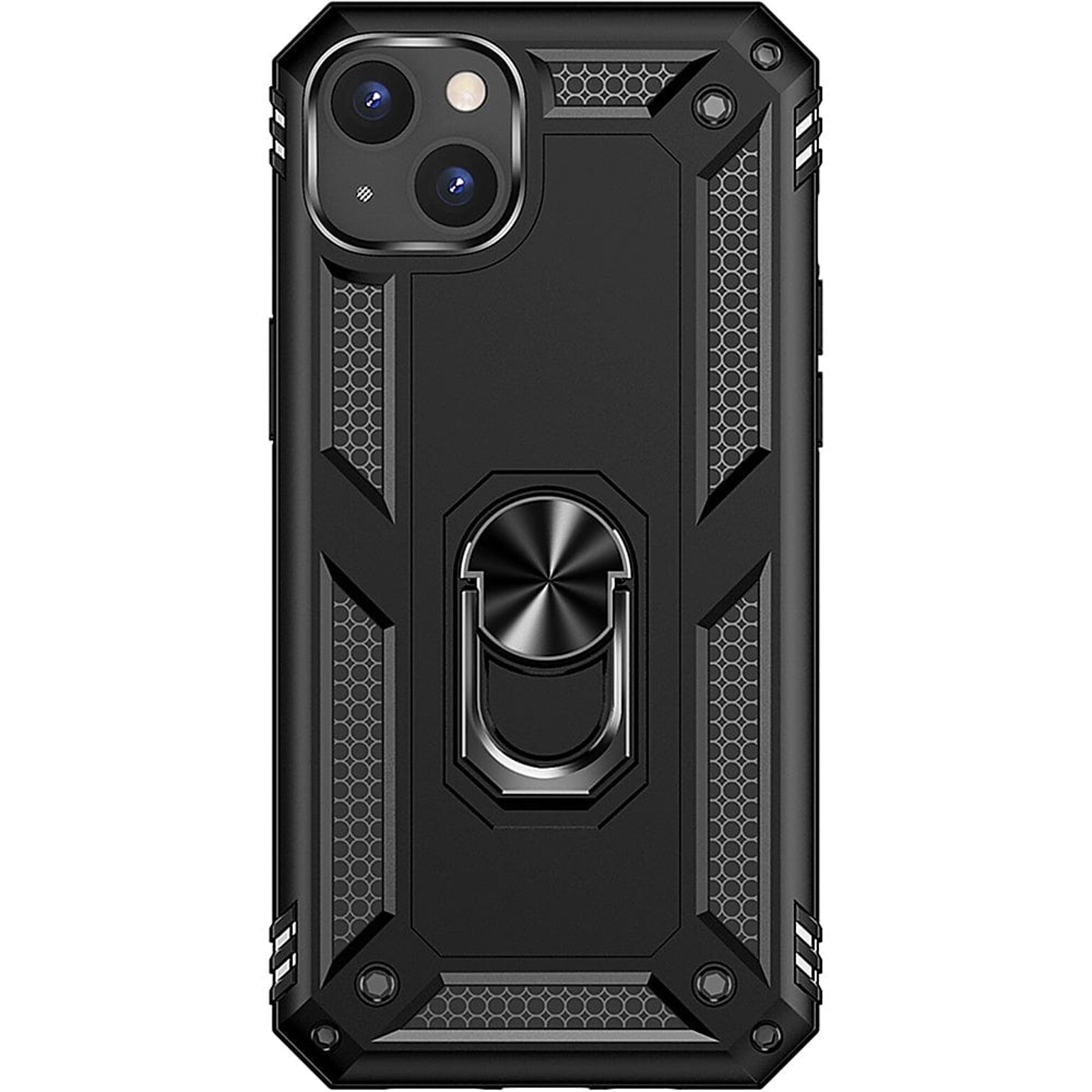 SaharaCase Military Kickstand Series Case for Apple iPhone 14 Plus, Black (CP00325)