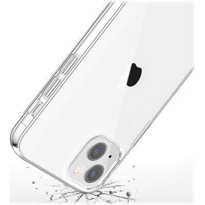 SaharaCase Hybrid-Flex Hard Shell Case for Apple iPhone 14, Clear (CP00316)