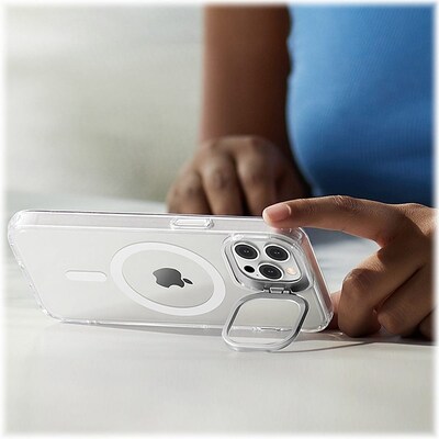 SaharaCase Hybrid-Flex Kickstand Case for Apple iPhone 14 Pro Max, Clear (CP00362)