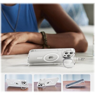 SaharaCase Hybrid-Flex Kickstand Case for Apple iPhone 14 Pro Max, Clear (CP00362)