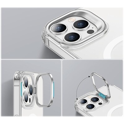 SaharaCase Hybrid-Flex Kickstand Case for Apple iPhone 14 Pro Max, Clear (CP00362)