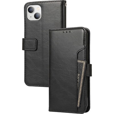 SaharaCase Folio Wallet Case for Apple iPhone 14, Black (CP00322)