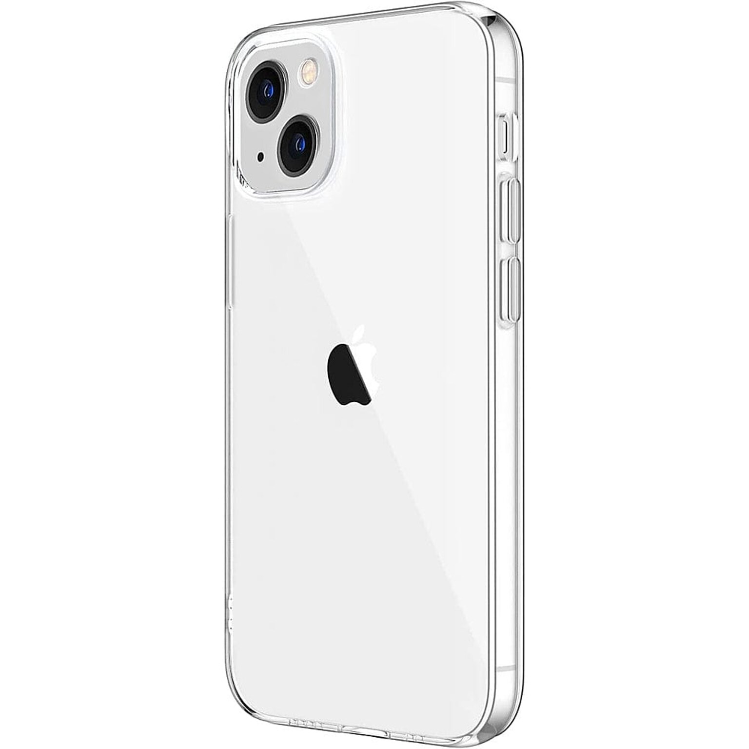 SaharaCase Hybrid-Flex Hard Shell Case for Apple iPhone 14 Plus, Clear (CP00324)
