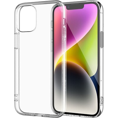 SaharaCase Hybrid-Flex Hard Shell Case for Apple iPhone 14 Plus, Clear (CP00324)