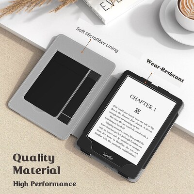 SaharaCase Hand Strap Series Case for Amazon Kindle Paperwhite (11th Generation, 2021-2023 Release), Black (TB00187)