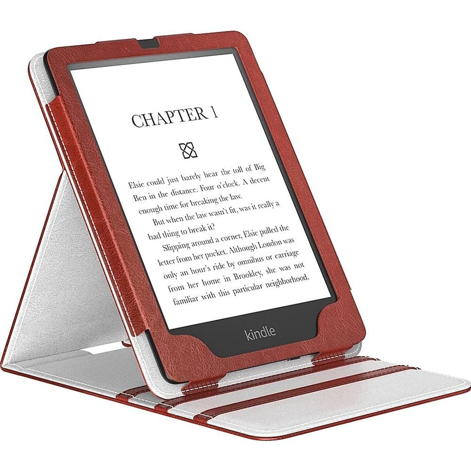 SaharaCase Multi-Angle Case for Amazon Kindle Paperwhite (11th Generation, 2021-2023 Release), Brown (TB00186)