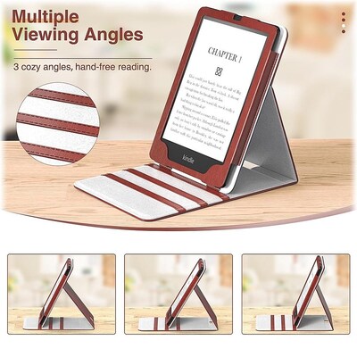 SaharaCase Multi-Angle Case for Amazon Kindle Paperwhite (11th Generation, 2021-2023 Release), Brown (TB00186)
