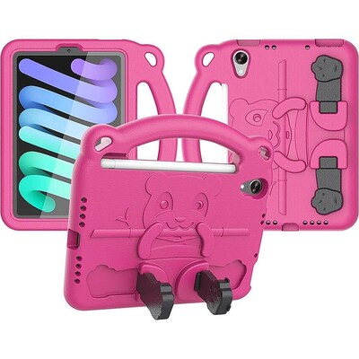 SaharaCase Teddy Bear KidProof Case for Apple iPad mini A17 Pro & 6th Generation 2021, Pink (TB00060)