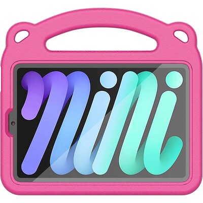 SaharaCase Teddy Bear KidProof Case for Apple iPad mini A17 Pro & 6th Generation 2021, Pink (TB00060)