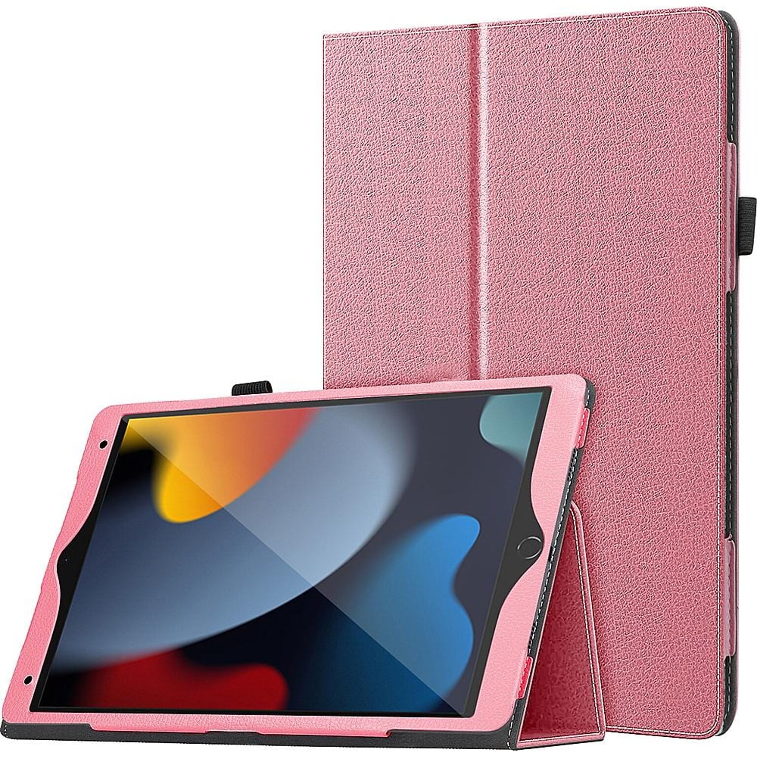 SaharaCase Bi-Fold Folio Case for Apple iPad 10.2 (9th Generation 2021), Pink (TB00068)