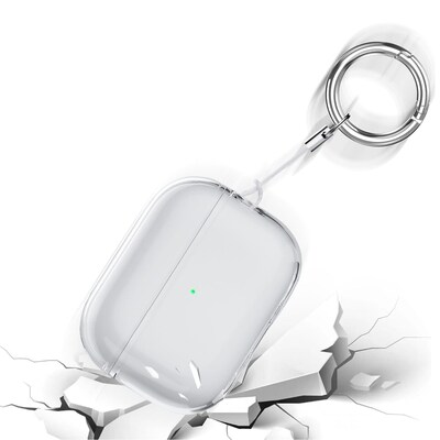 SaharaCase Hybrid Flex Series Case for Apple AirPods Pro 2 (2nd Generation), Clear