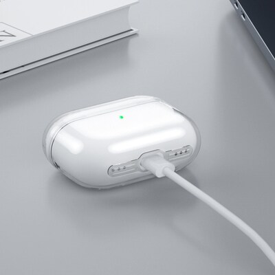 SaharaCase Hybrid Flex Series Case for Apple AirPods Pro 2 (2nd Generation), Clear