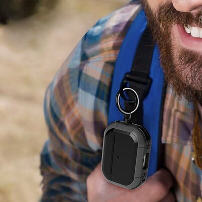 SaharaCase Armor Series Case for Apple AirPods Pro 2 (2nd Generation), Black