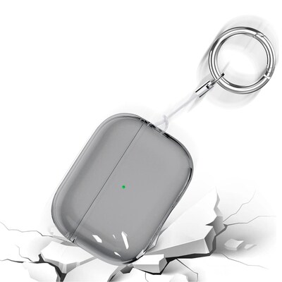 SaharaCase Hybrid Flex Series Case for Apple AirPods Pro 2 (2nd Generation), Transparent Black