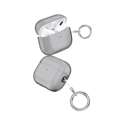 SaharaCase Hybrid Flex Series Case for Apple AirPods Pro 2 (2nd Generation), Transparent Black