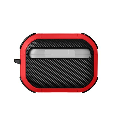 SaharaCase Armor Series Case for Apple AirPods Pro 2 (2nd Generation), Black Red