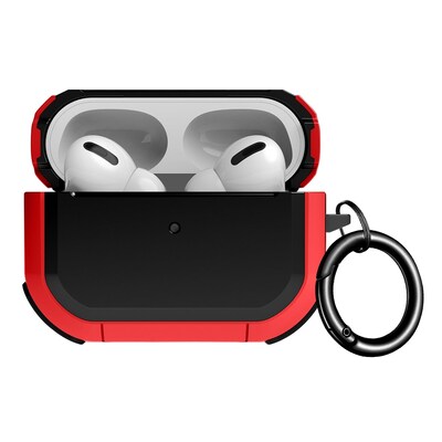 SaharaCase Armor Series Case for Apple AirPods Pro 2 (2nd Generation), Black Red
