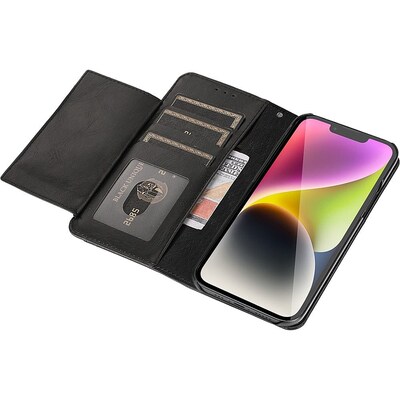 SaharaCase Folio Wallet Case for Apple iPhone 14 Plus, Black (CP00336)