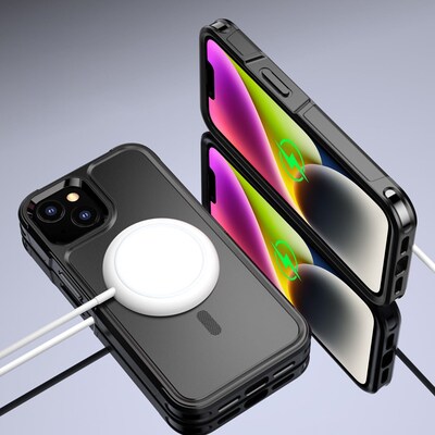 SaharaCase Armor Series Hard Shell Case for Apple iPhone 14 Plus, Black (CP00339)