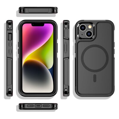 SaharaCase Armor Series Hard Shell Case for Apple iPhone 14 Plus, Black (CP00339)