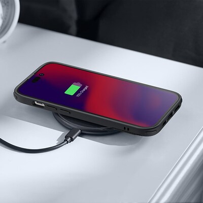 SaharaCase AirShield Boost Kickstand Series Case for Apple iPhone 14 Pro Max, Black (CP00360)