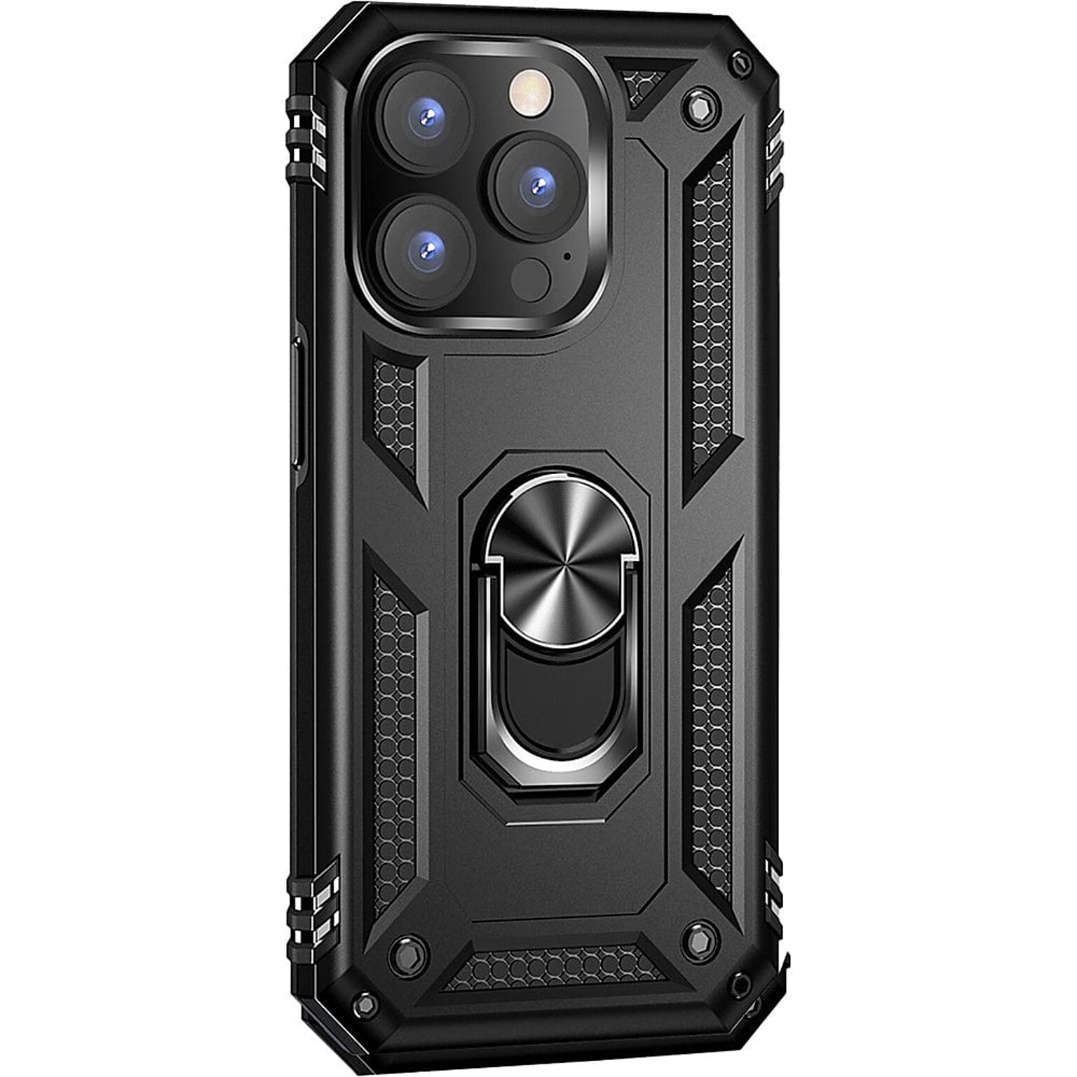 SaharaCase Military Kickstand Series Case for Apple iPhone 14 Pro Max, Black (CP00359)