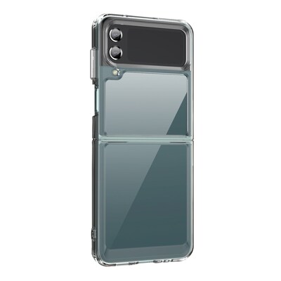SaharaCase Hybrid-Flex Hard Shell Case for Samsung Galaxy Z Flip4, Clear (CP00291)
