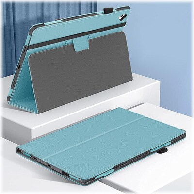 SaharaCase Bi-Fold Folio Case for Apple iPad 10.2" (9th Generation 2021), Aqua (TB00067)