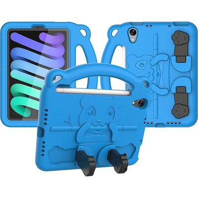 SaharaCase Teddy Bear KidProof Case for Apple iPad mini A17 Pro & 6th Generation 2021, Blue (TB00059)
