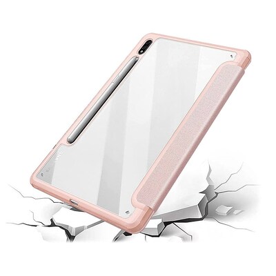 SaharaCase Folio Case for Samsung Galaxy Tab S8, Clear/Pink (TB00209)