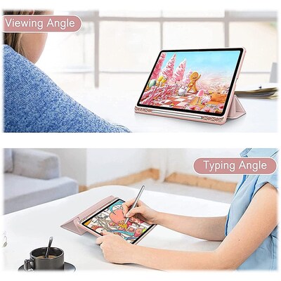 SaharaCase Folio Case for Samsung Galaxy Tab S8, Clear/Pink (TB00209)