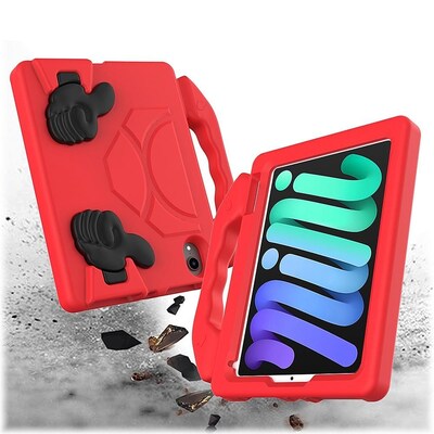SaharaCase YES! Series KidProof Case for Apple iPad mini A17 Pro & 6th Generation 2021, Red (TB00058)