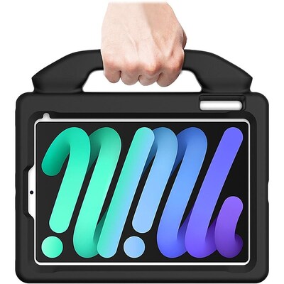 SaharaCase YES! Series KidProof Case for Apple iPad mini A17 Pro & 6th Generation 2021, Black (TB00057)