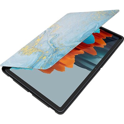 SaharaCase Multi-Angle Folio Case for Samsung Galaxy Tab S8, Blue Marble (TB00210)