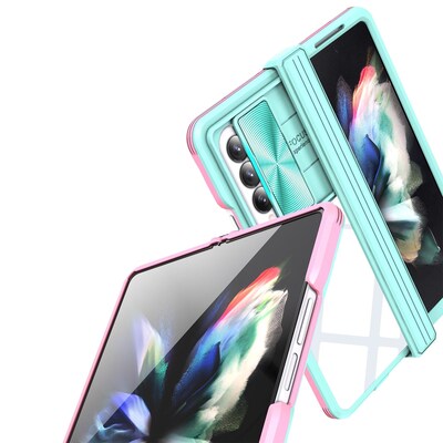 SaharaCase Full Body Case for Samsung Galaxy Z Fold4, Pink/Teal (CP00315)