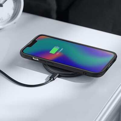 SaharaCase AirShield Boost Kickstand Series Case for Apple iPhone 14, Black (CP00317)