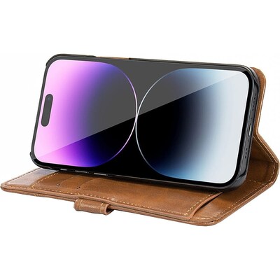 SaharaCase Folio Wallet Case for Apple iPhone 14 Pro Max, Brown (CP00371)