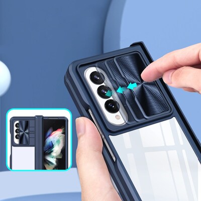 SaharaCase Full Body Case for Samsung Galaxy Z Fold4, Blue (CP00314)
