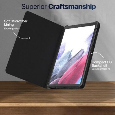 SaharaCase Multi-Angle Folio Case for Samsung Galaxy Tab A7 Lite, Black (TB00126)