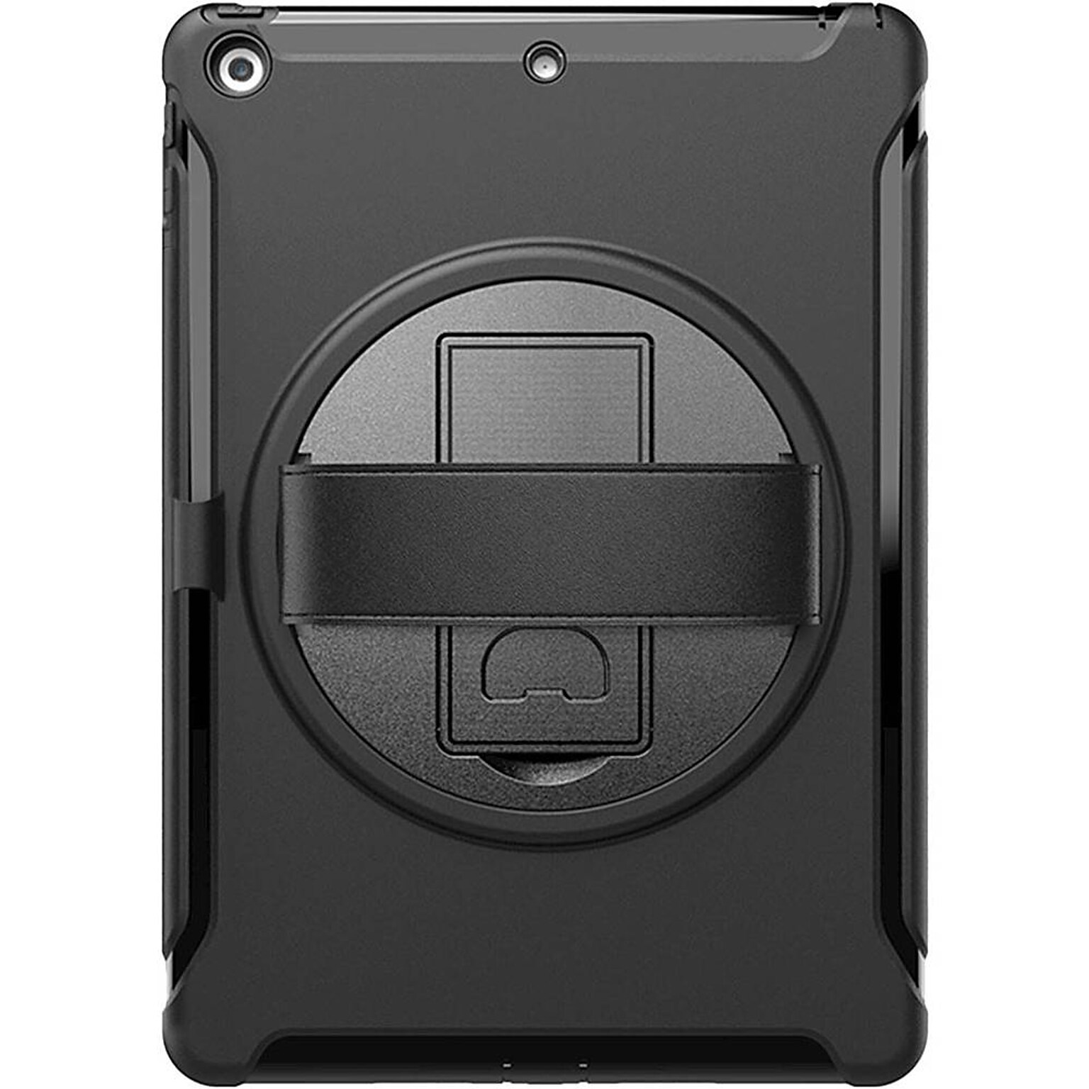 SaharaCase Protection Hand Strap Series Case for Apple iPad 10.2 (9th Generation 2021), Black (TB00078)