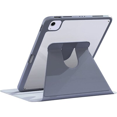 SaharaCase Rotating Folio Case for iPad Air 10.9" (4th Gen, 5th Gen) and iPad Air 11-inch M2 & M3), Shadow Purple Gray