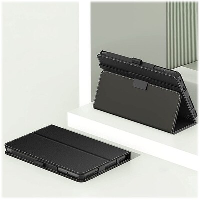 SaharaCase Hand Strap Series Folio Case for Amazon Fire 7 (2022), Black (TB00249)