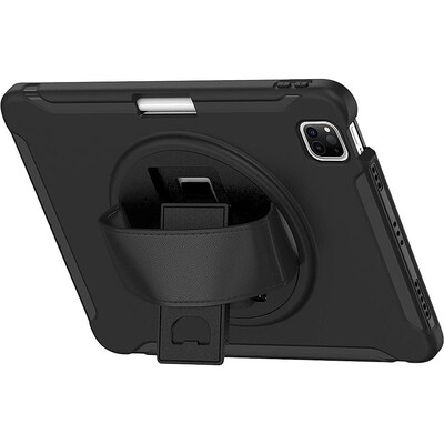 SaharaCase Hand Strap Case for iPad 11 (A16) and iPad Air 10.9 (4th Gen 2020 and 5th Gen 2022), Black (TB00248)