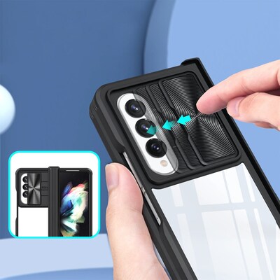 SaharaCase Full Body Case for Samsung Galaxy Z Fold4, Black (CP00313)