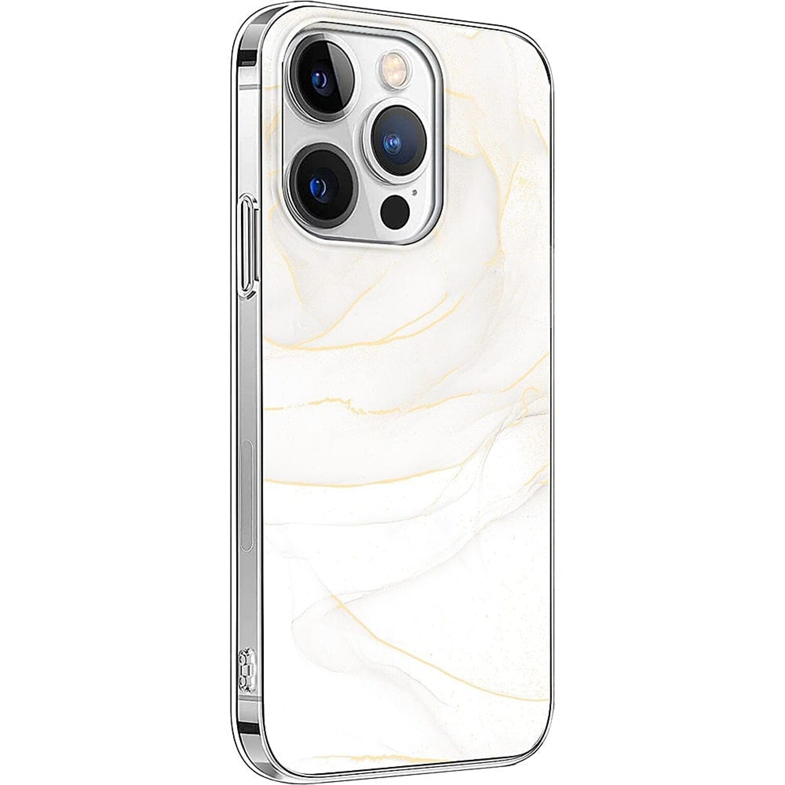 SaharaCase Marble Series Case for Apple iPhone 14 Pro Max, White Marble (CP00367)