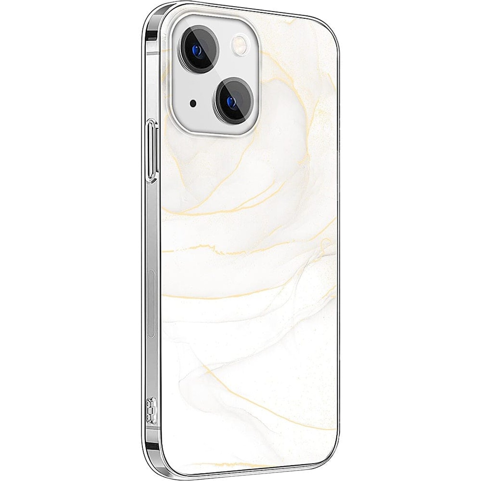 SaharaCase Marble Series Case for Apple iPhone 14 Plus, White Marble (CP00333)