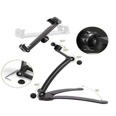 SaharaCase Stand Mount for Most Cell Phones and Tablets, Black (TB00090)