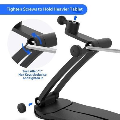 SaharaCase Stand Mount for Most Cell Phones and Tablets, Black (TB00090)