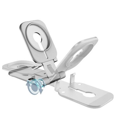 SaharaCase Stand Compatible with MagSafe for Most Cell Phones, Silver (TB00095)